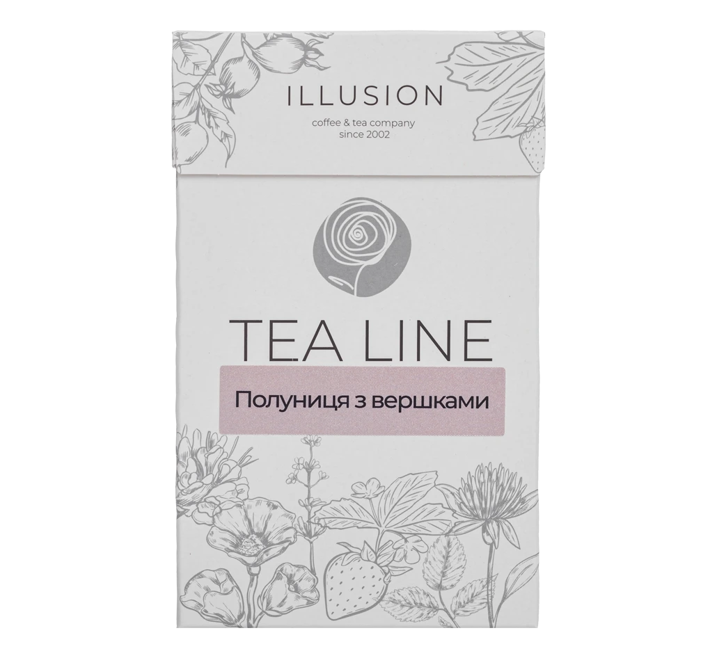 Фруктовий чай Illusion Полуниця з вершками