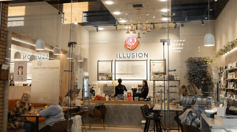Кав'ярня Illusion Coffee&Tea у ТЦ Вавилон