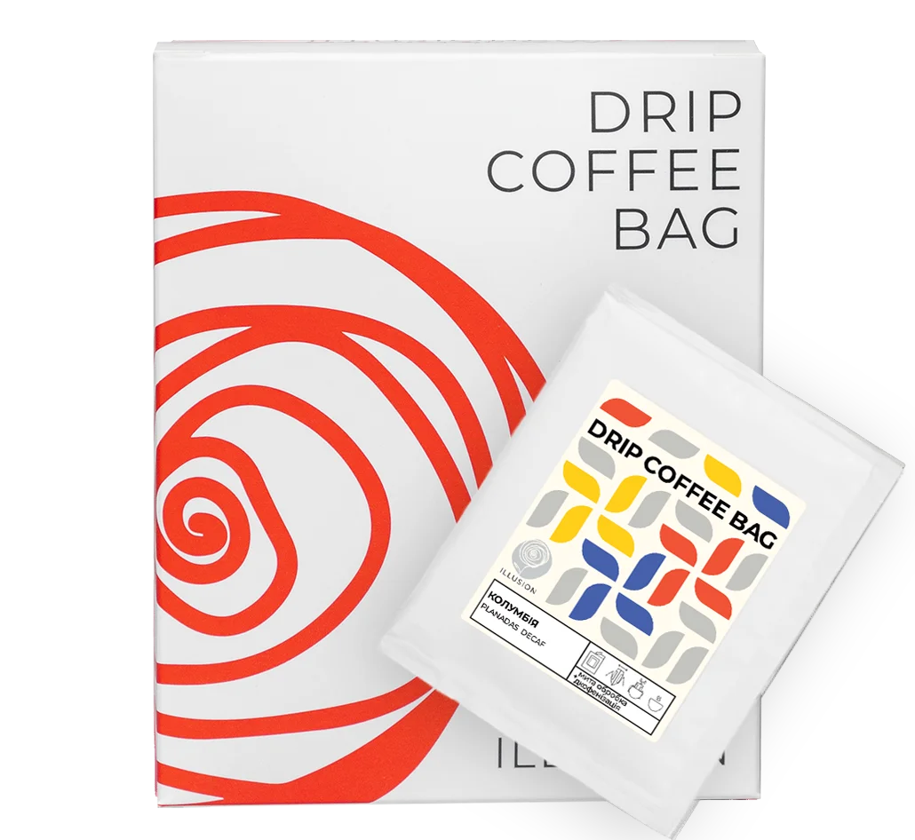 Свіжообсмажена кава Drip coffee Colombia Planadas Decaf | illusion.ua