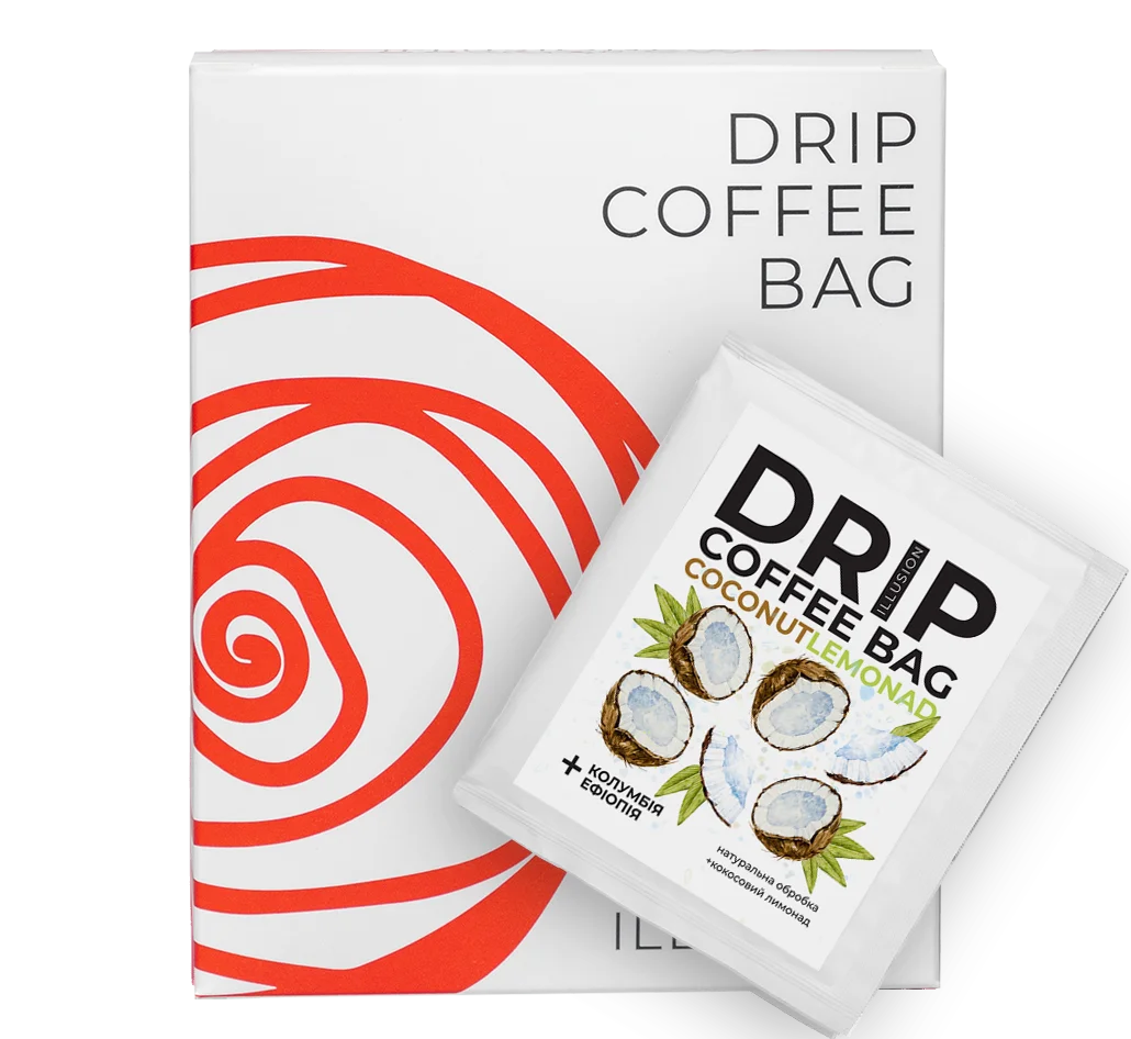 Drip coffee Colombia coconut lemonad | illusion.ua